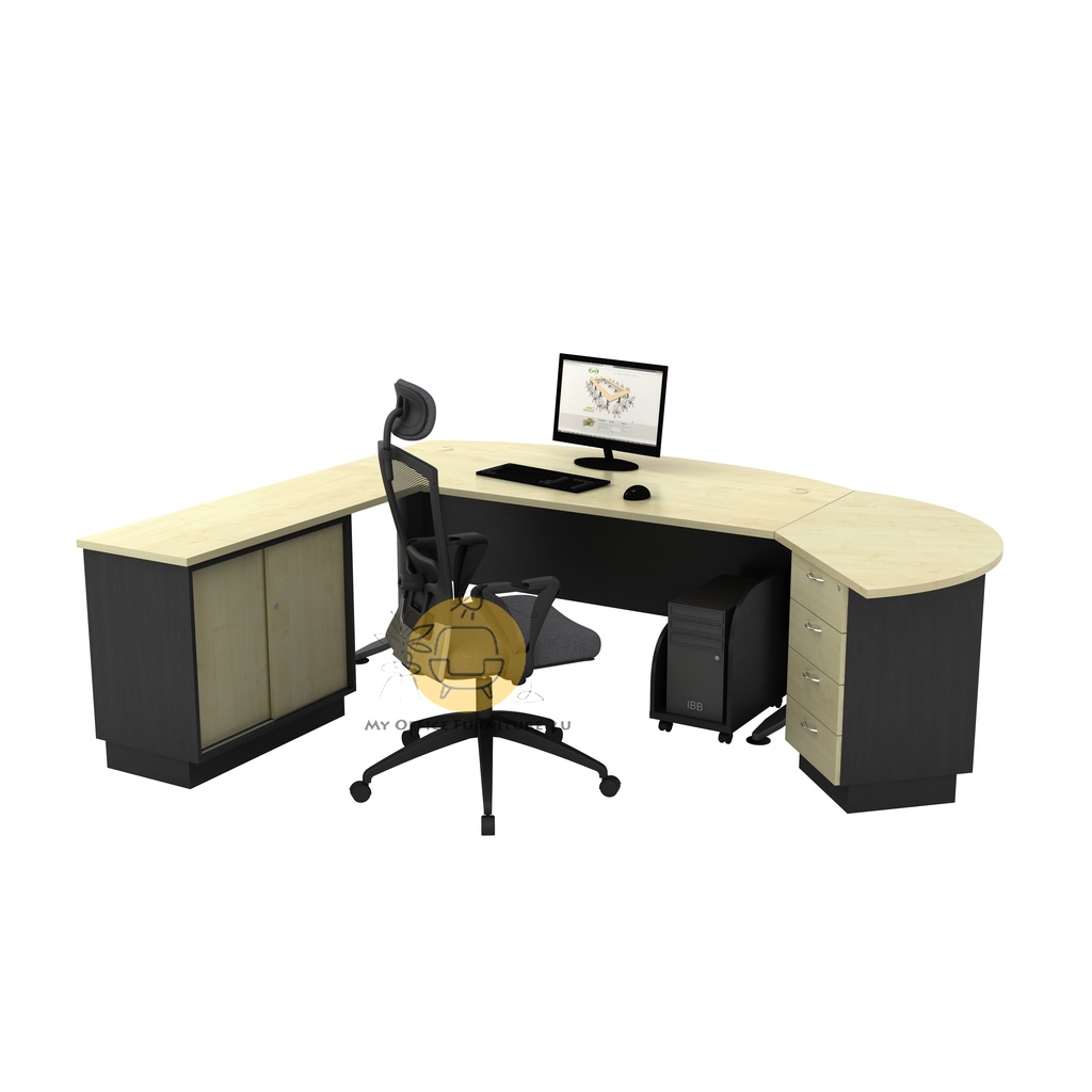 MTMB180ATS Executive Table C/W Drawer & MY Office Furniture2U