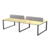 SQ-Series-Workstation Table-Tele-Cap-Cluster-4-no-drawer