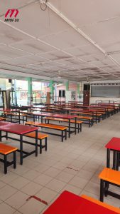 Completed canteen furniture installation in Sungai Besar