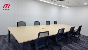 Office furniture installation in Kajang - meeting table