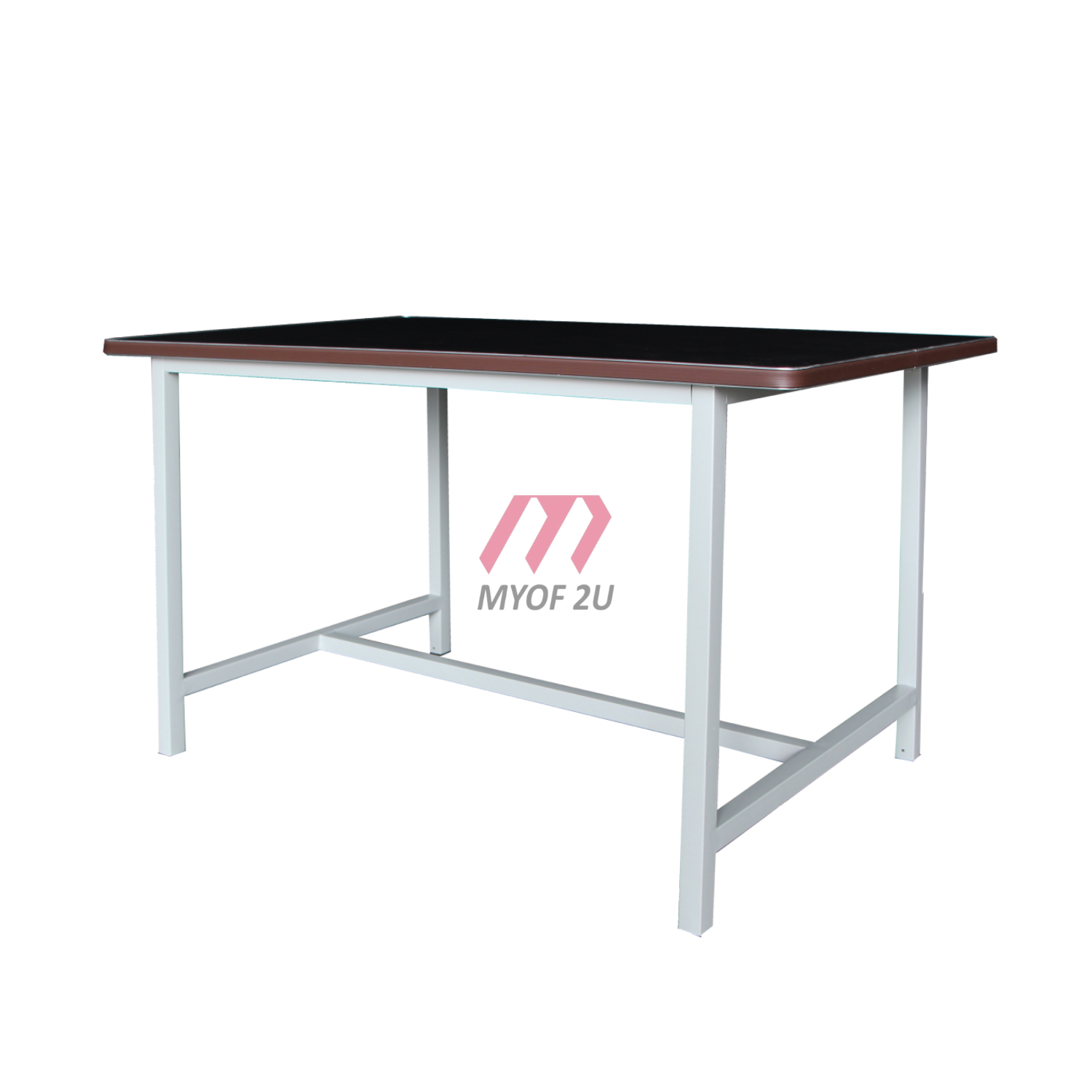 MY-104/A Steel table (Black Linoleum Top)