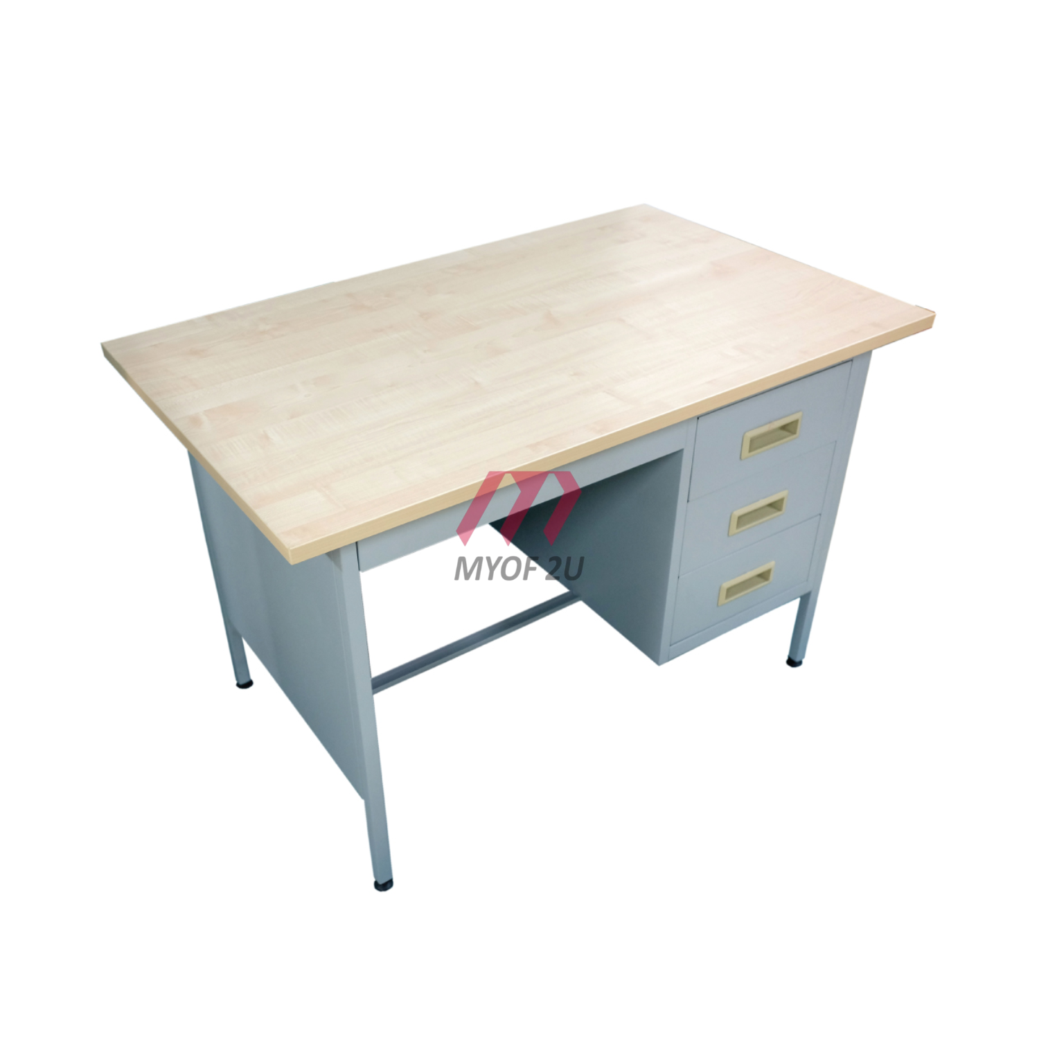 MY-102 Steel Table (Black Linoleum Top)