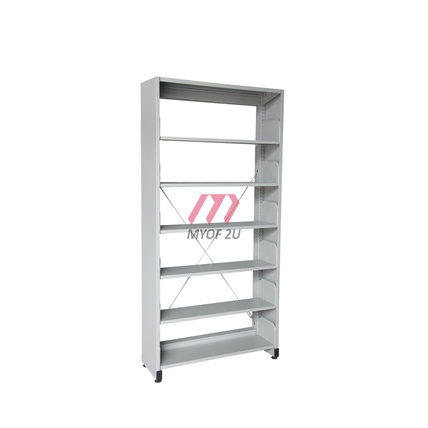 MY-M316 Library Rack Single Sided (Side Panel) - 6 Level
