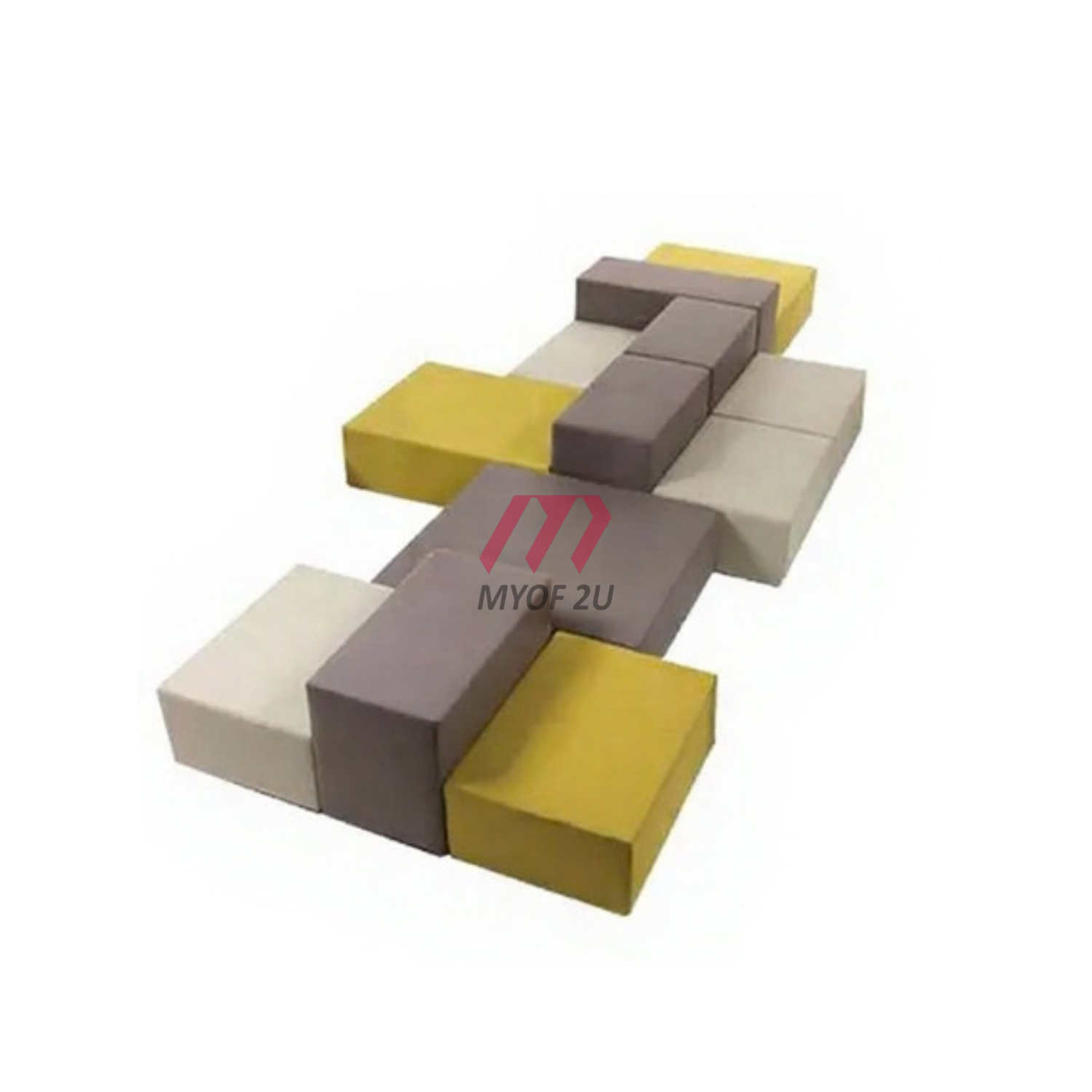 MY-S614 Designer Rectangular Stool Sofa