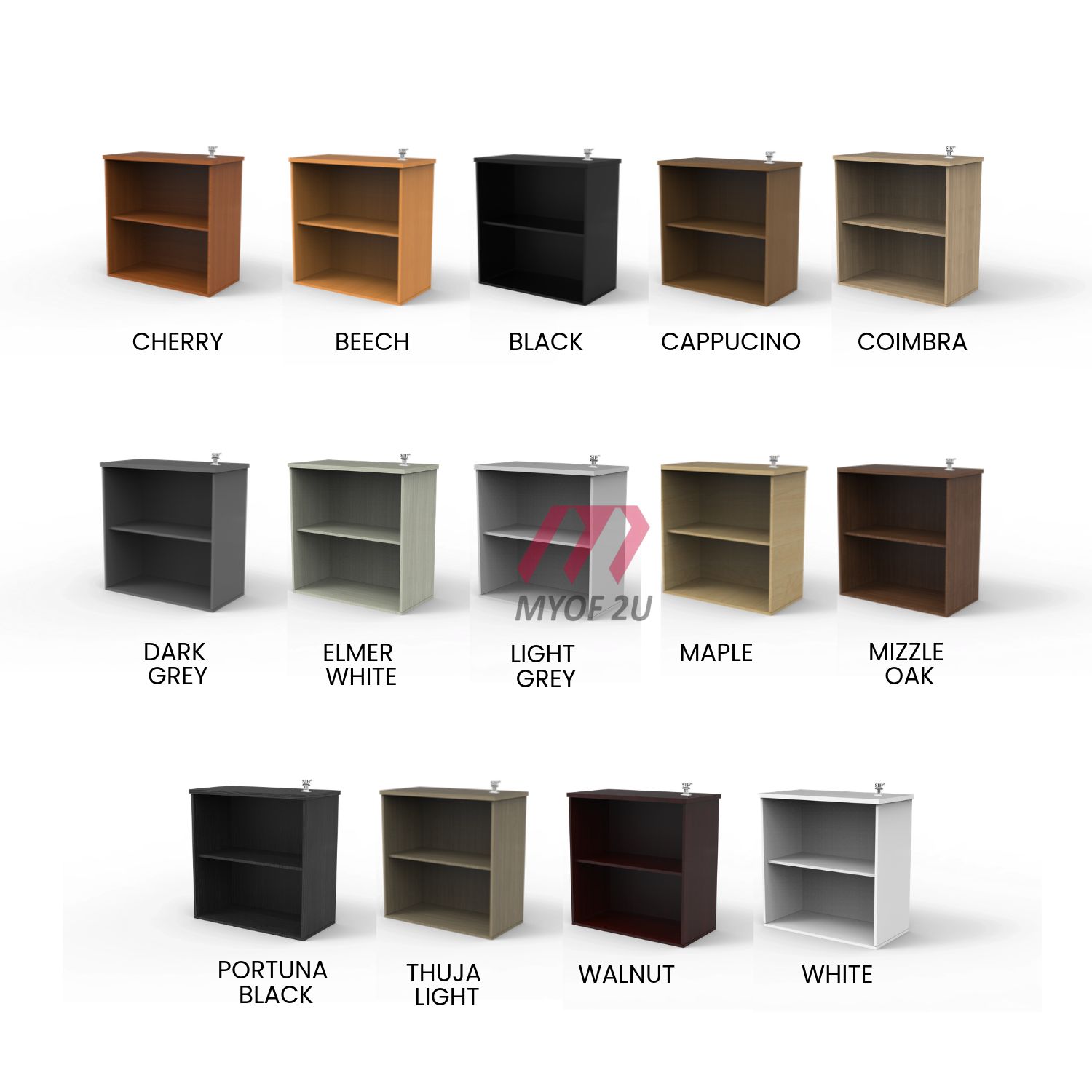 MY-GO880 Open Shelf Low Cabinet - Image 2