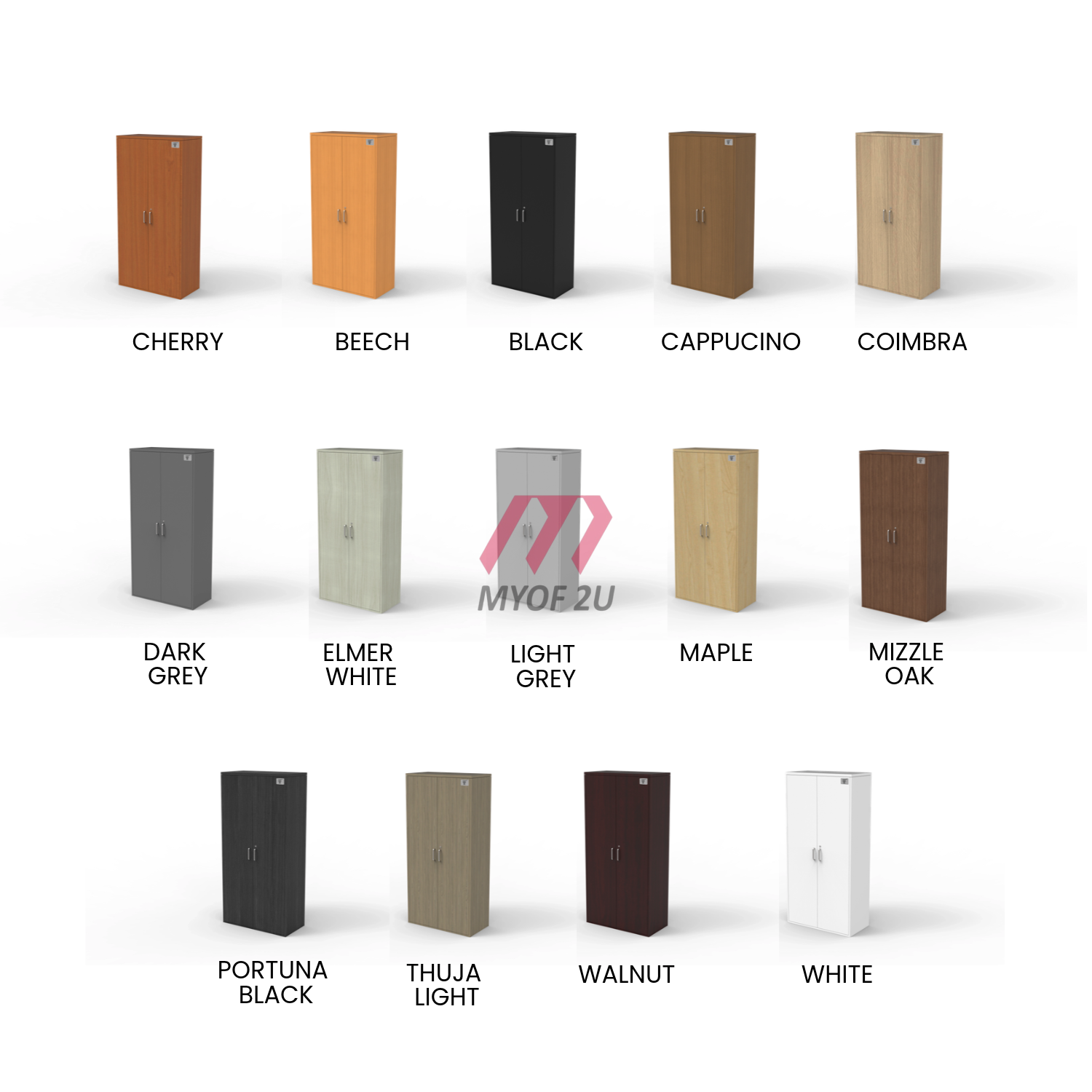 MY-GW747 Swinging Door Medium Cabinet - Image 2